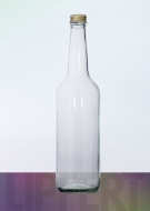 0,7 l Geradehalsflasche 700 ml pp28 Klarglas