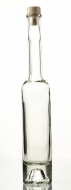 0,1 l Platinaflasche 100 ml Platinflasche wei� OBM hohe Form
