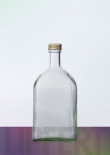 0,7 l Goldwasserflasche 700 ml pp28 wei