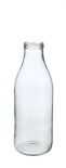 1 l Milchflasche 1000 ml Fruchtsaft/Weithalsflasche wei TO48