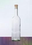 0,75 l Bordoleseflasche 750 ml Bordeauxflasche wei OBM