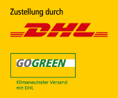 Zustellung durch DHL GOGREEN - Logo